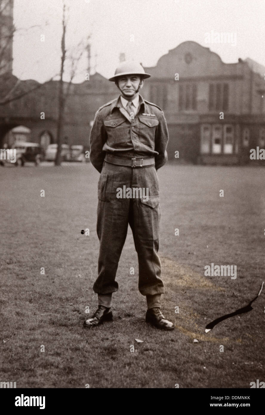 A member of the war time Home Guard, York, Yorkshire, 1961. Artist: Unknown Stock Photo