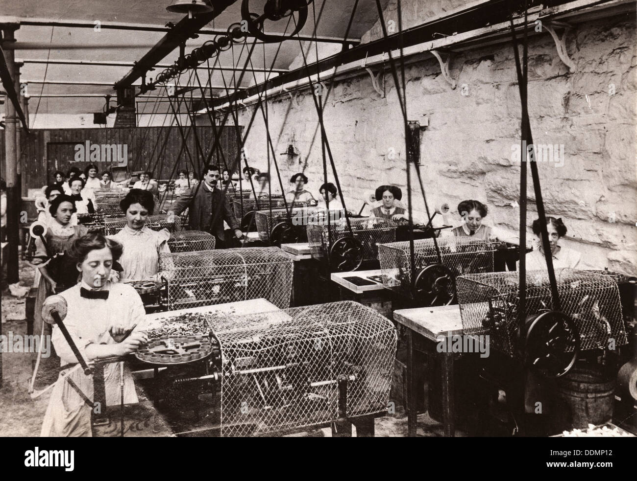 Toffee wrapping machines, Mackintosh factory, Halifax, West Yorkshire