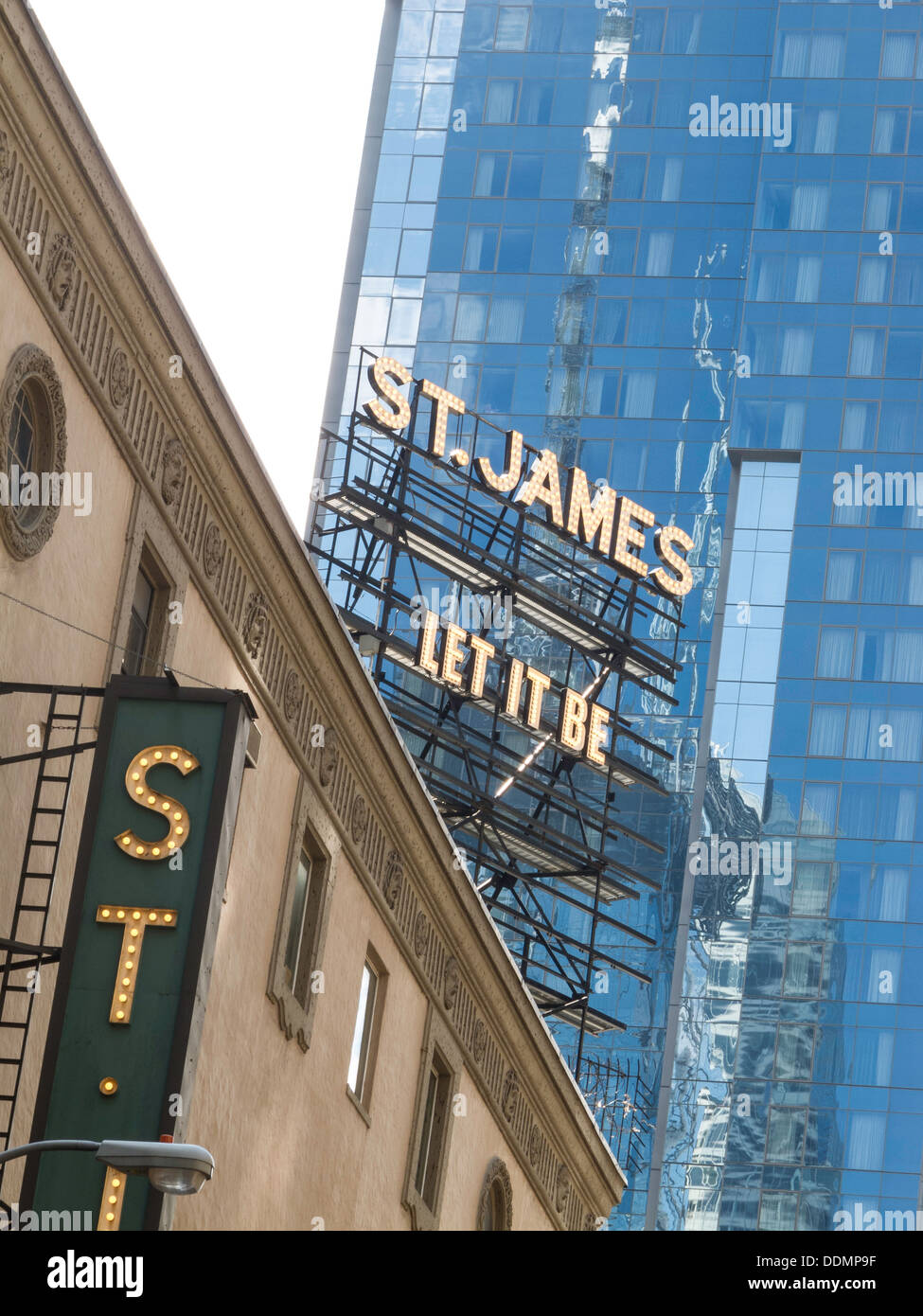 St. James Theatre, Broadway District, NYC Stock Photo Alamy