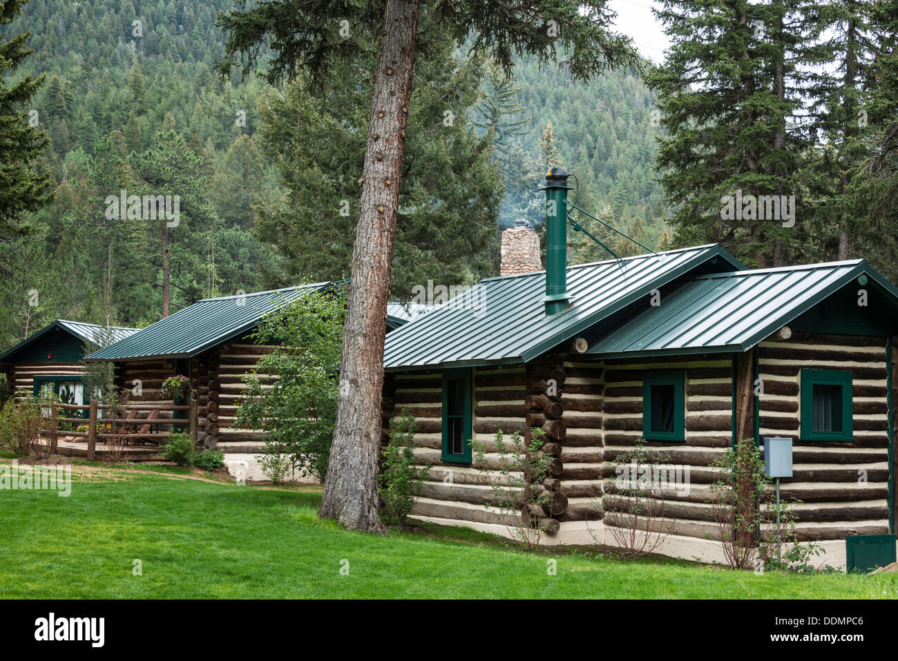 Cabins Broadmoor Ranch At Emerald Valley Colorado Springs Stock