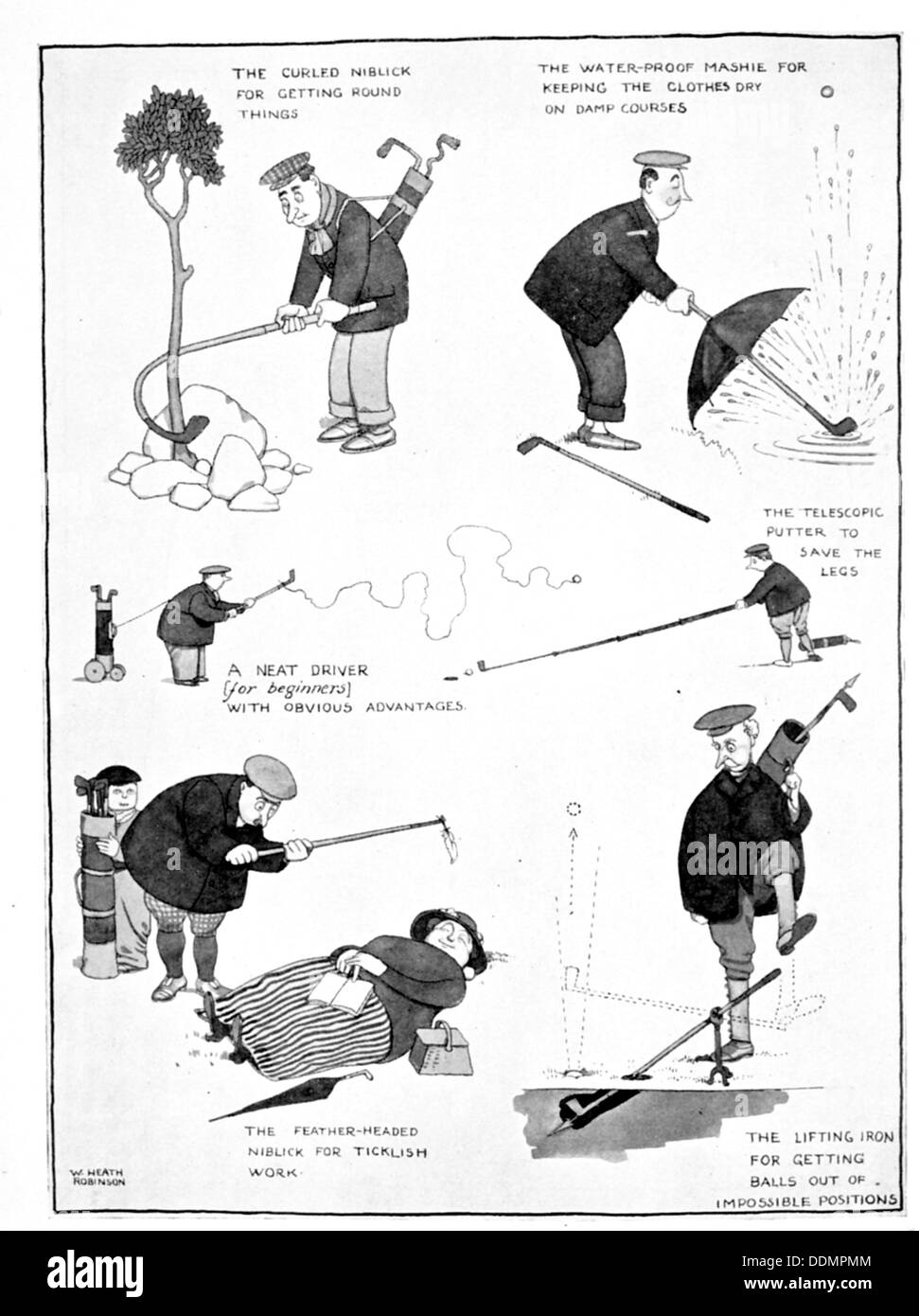 Cartoon by W Heath Robinson (1872-1944), c1920. Artist: W