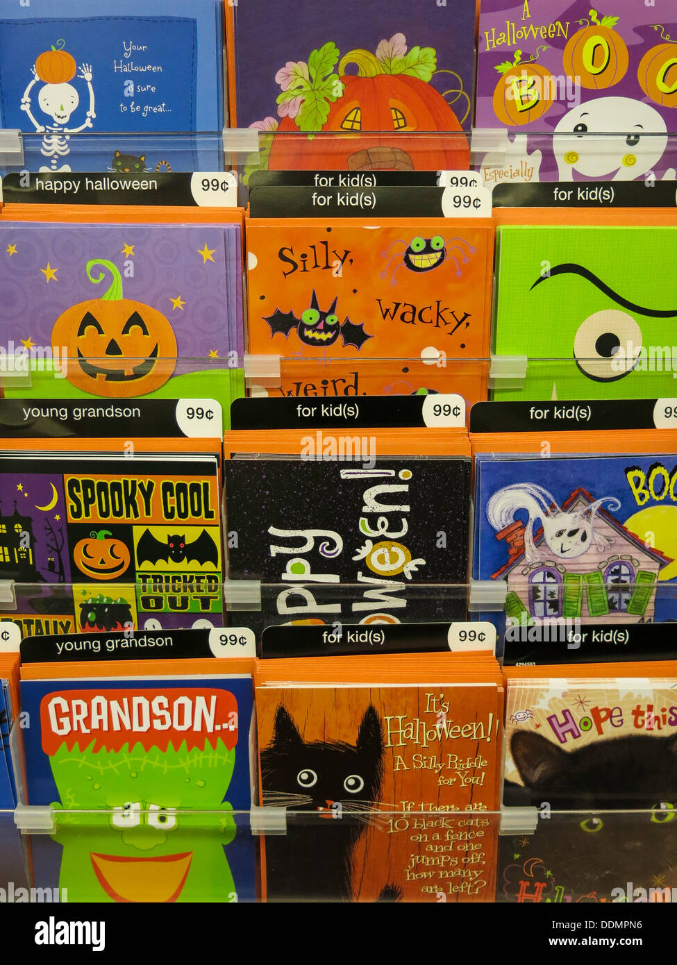 Kmart Halloween Store Display, NYC Stock Photo