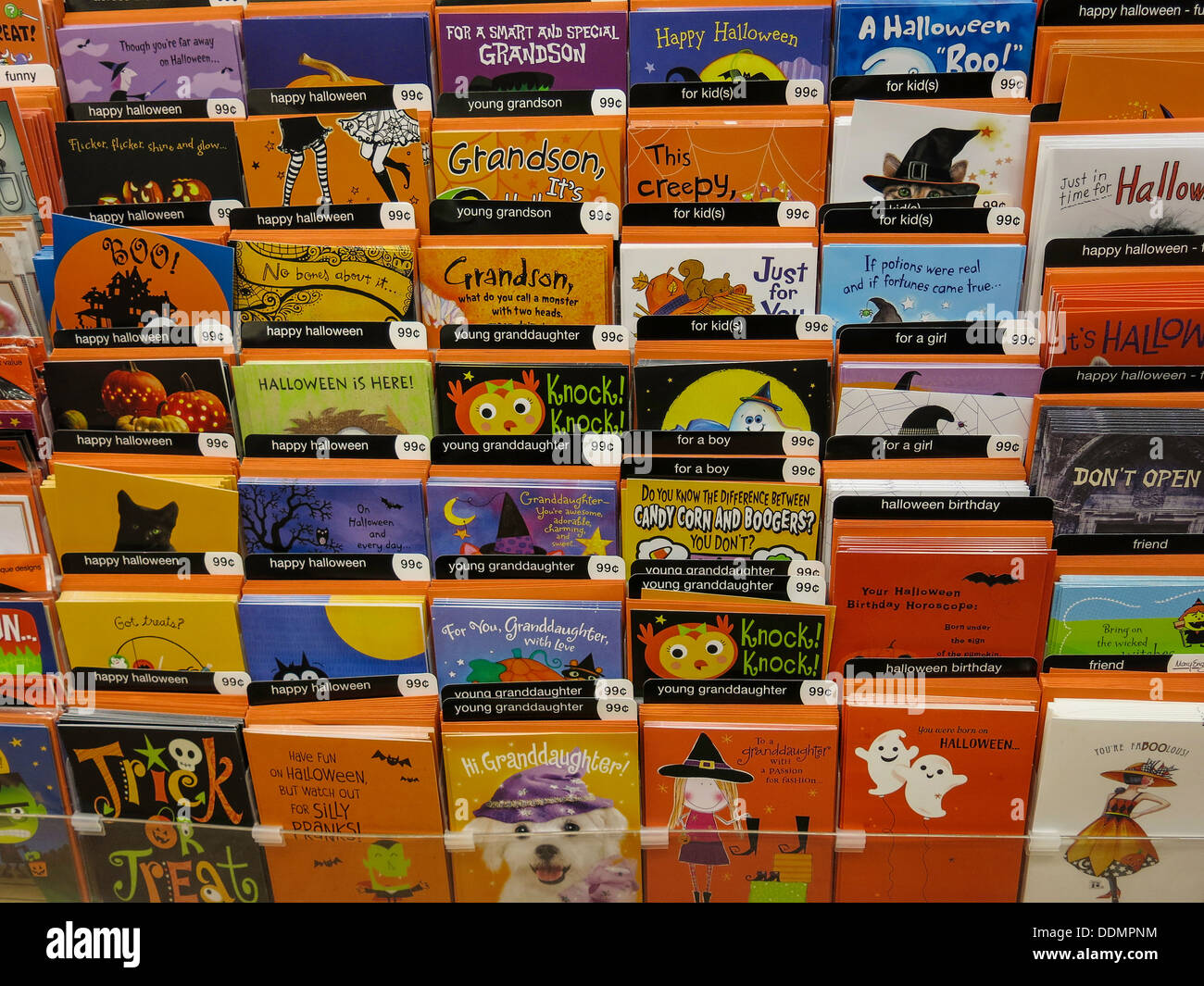 Kmart Halloween Store Display, NYC Stock Photo Alamy