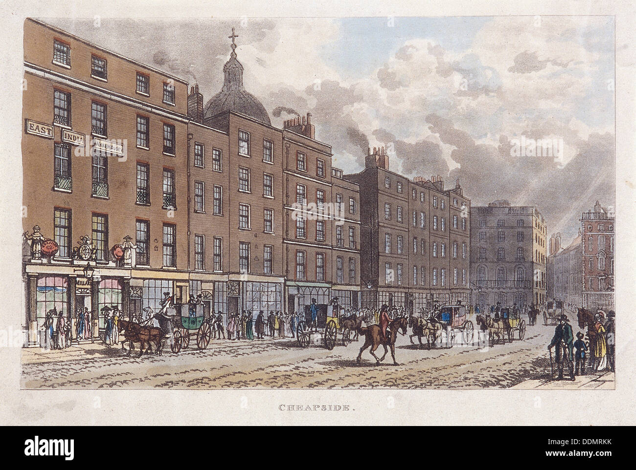 Cheapside, London, 1813. Artist: Anon