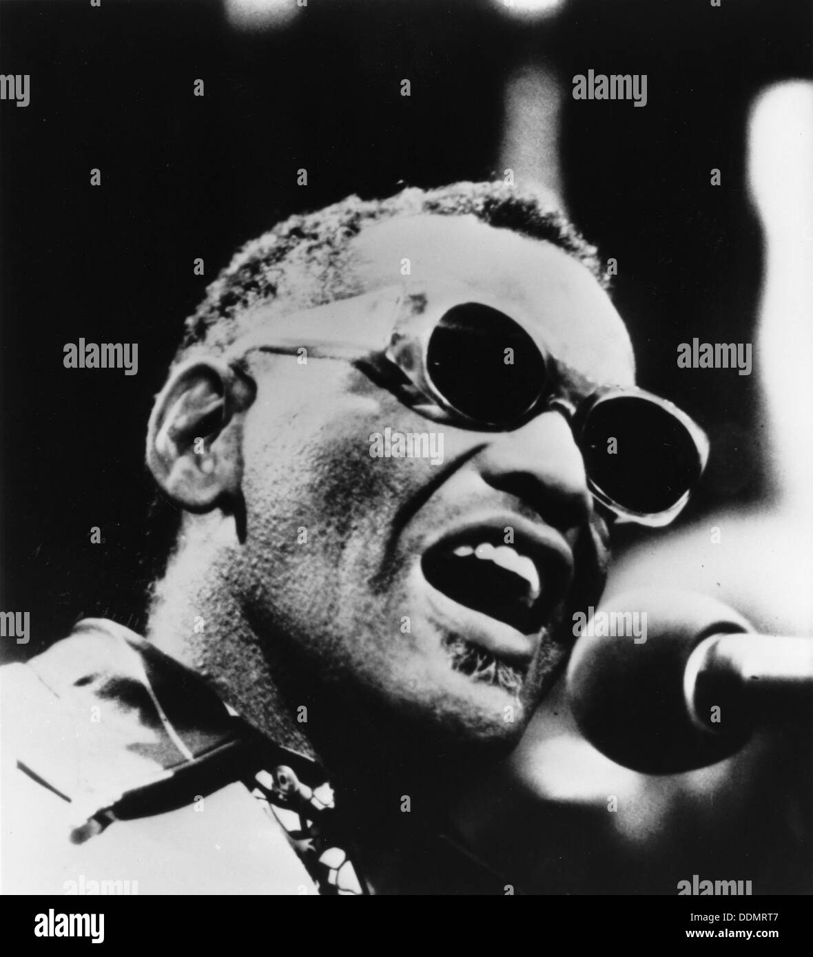 Ray Charles (1930-2004), American jazz musician. Artist: Unknown Stock Photo