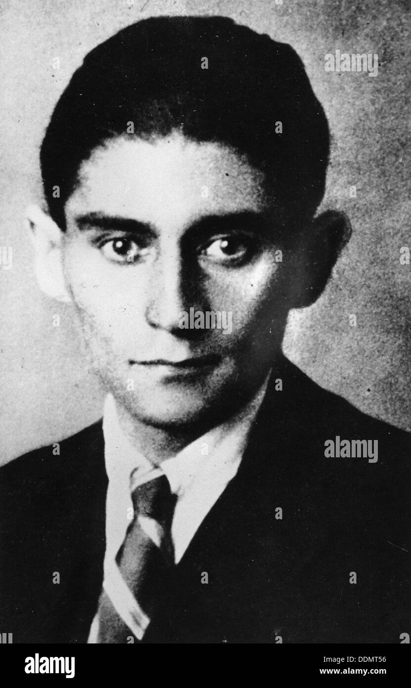 Franz Kafka (1883-1924), Czech writer, c1924. Artist: Unknown Stock Photo