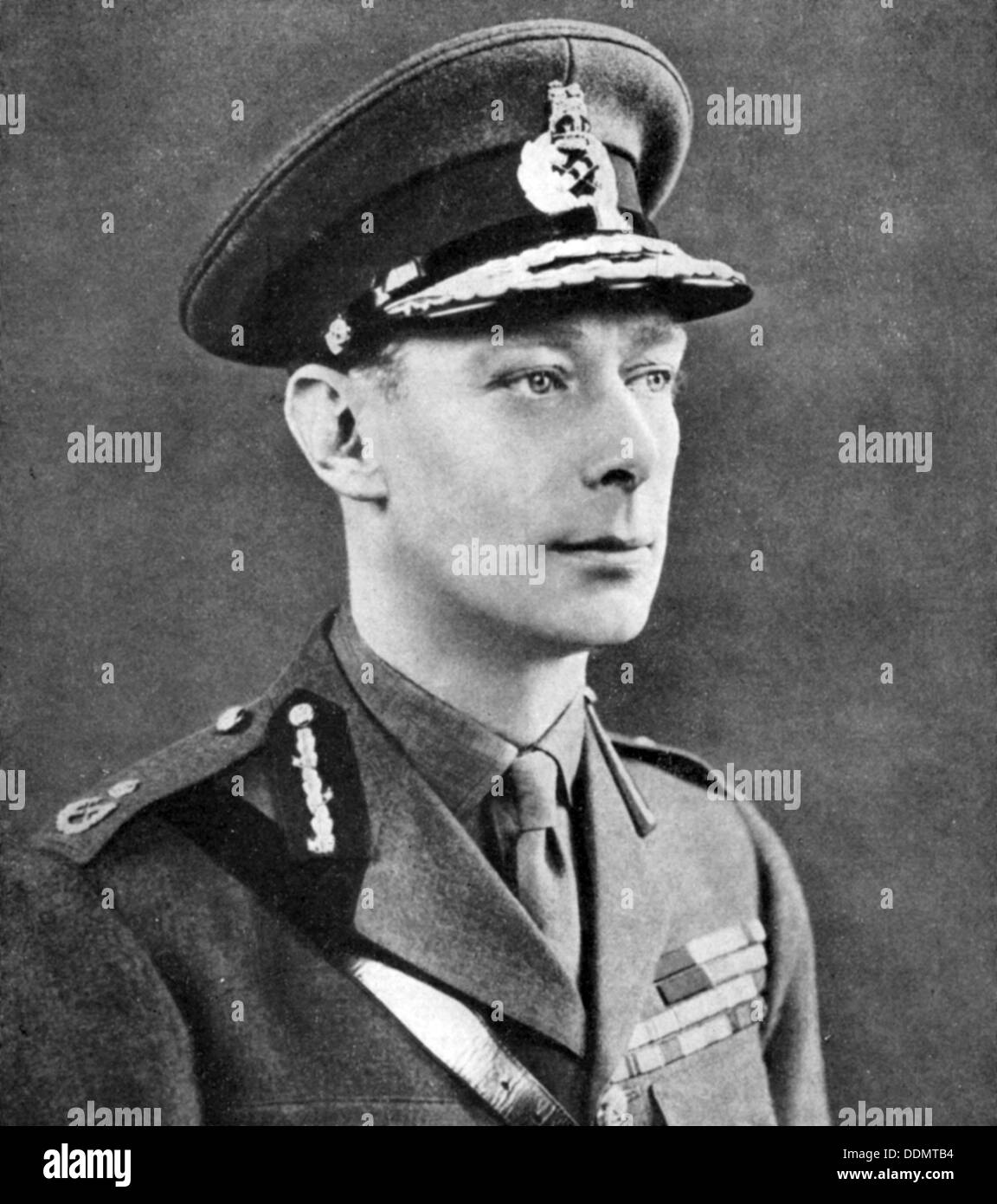 King George VI (1895-1952), King of Great Britain. Artist: Unknown Stock Photo