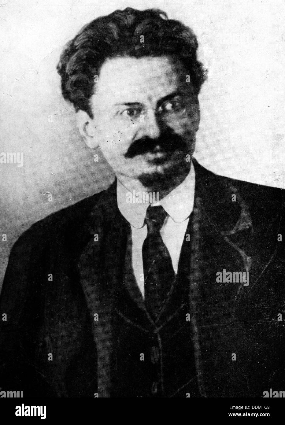 Leon Trotsky, Communist theorist and agitator. Artist: Unknown Stock Photo