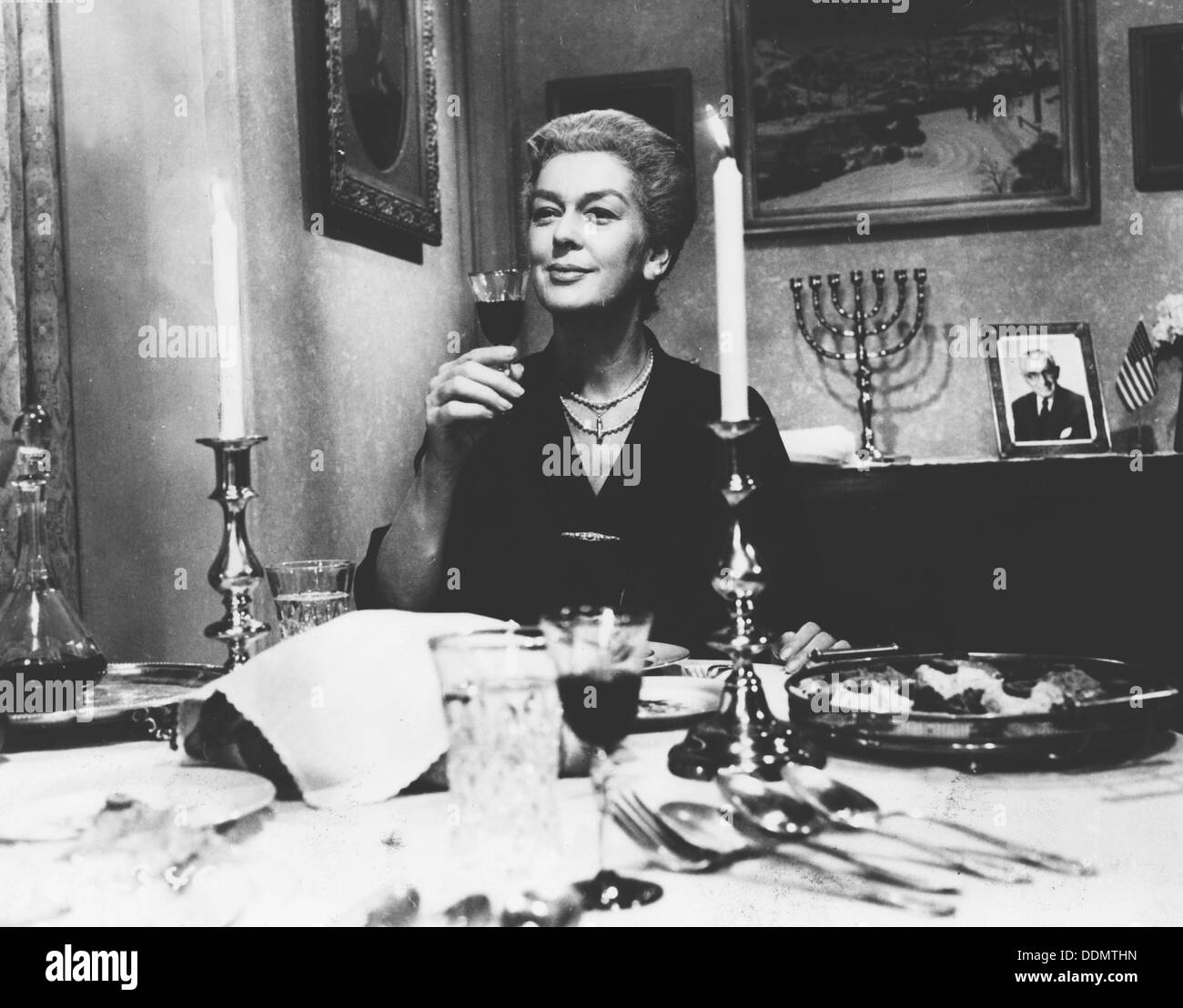 Rosalind Russell as Mrs Jacoby in A Majority of One, 1962. Artist: Unknown Stock Photo