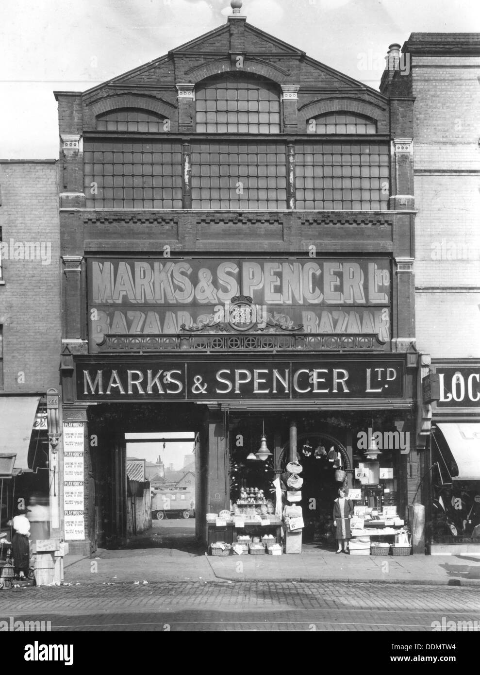 Marks & Spencer Ltd, Stratford, London, 1910. Artist: Unknown Stock Photo