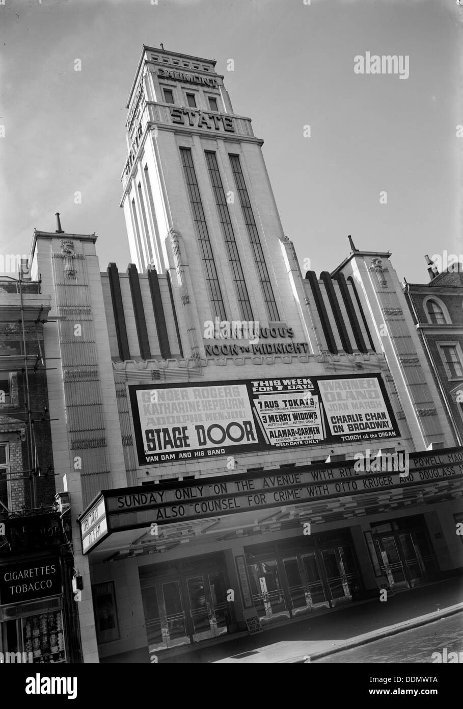 Gaumont State Cinema, Kilburn High Road, London, c1937. Artist: J Maltby Stock Photo