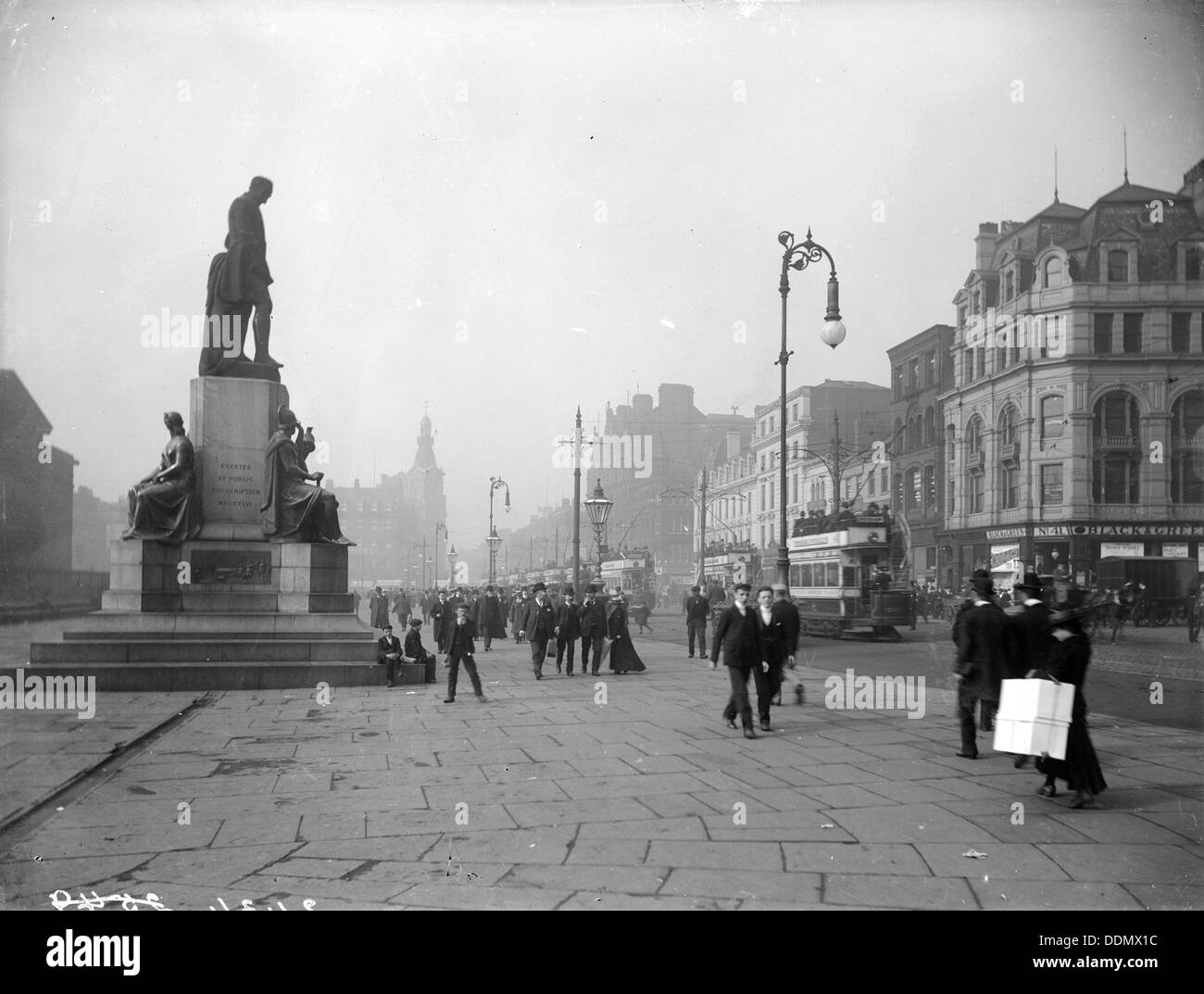 Piccadilly, Manchester, c1890-c1910. Artist: Unknown Stock Photo