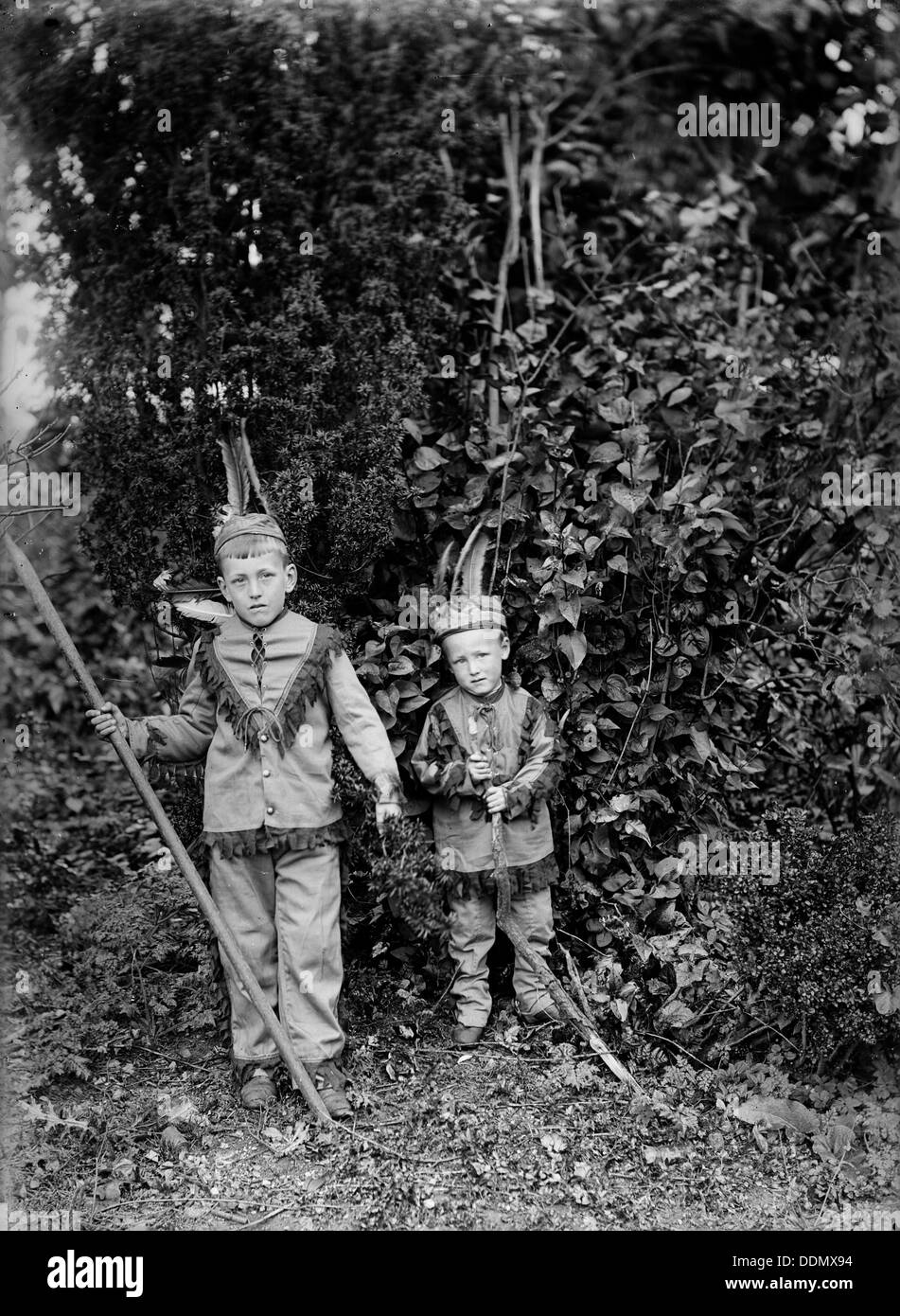 Native american boy dressed Black and White Stock Photos & Images - Alamy