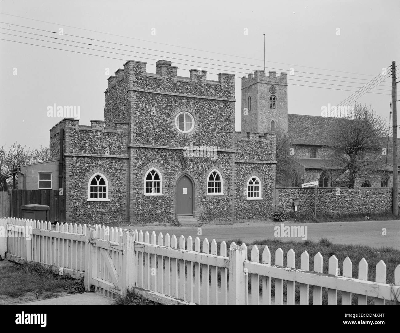 Church Cottage, 1 The Street, Barton Mills, Suffolk, May 1970. Artist: EH/RCHME staff photographer Stock Photo
