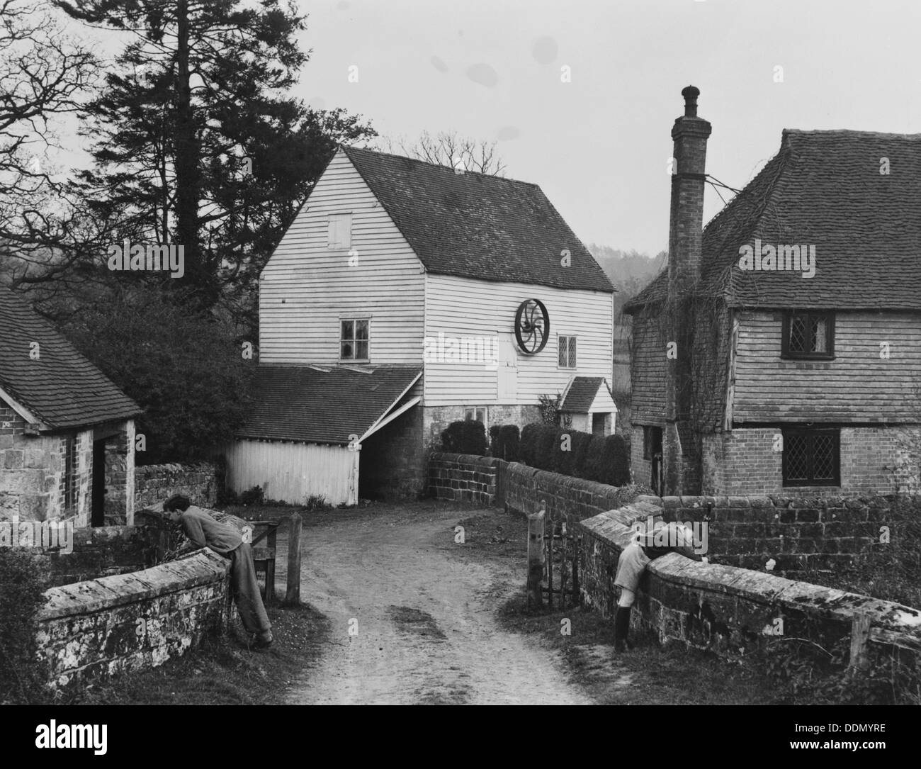 Newbridge Mill, Hartfield, East Sussex, 1939. Artist HES Simmons Stock
