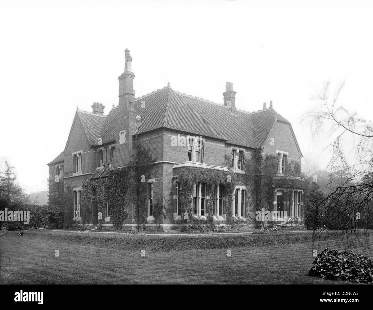 Rectory, Slough, Berkshire, 1883. Artist: Henry Taunt Stock Photo