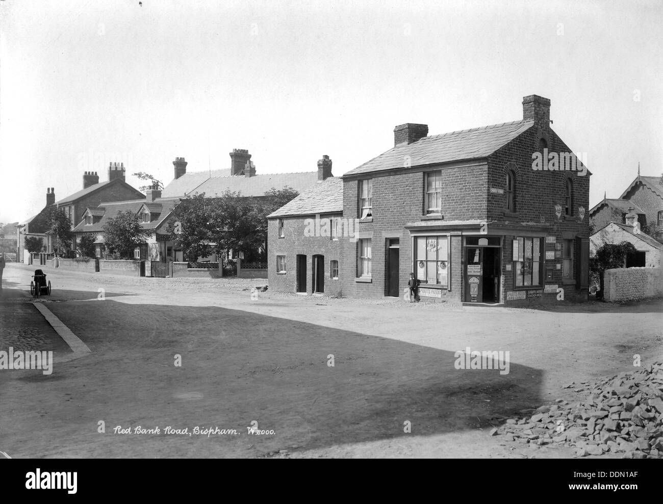 Red Bank Road, Bispham, Lancashire, 18901910. Artist Unknown Stock