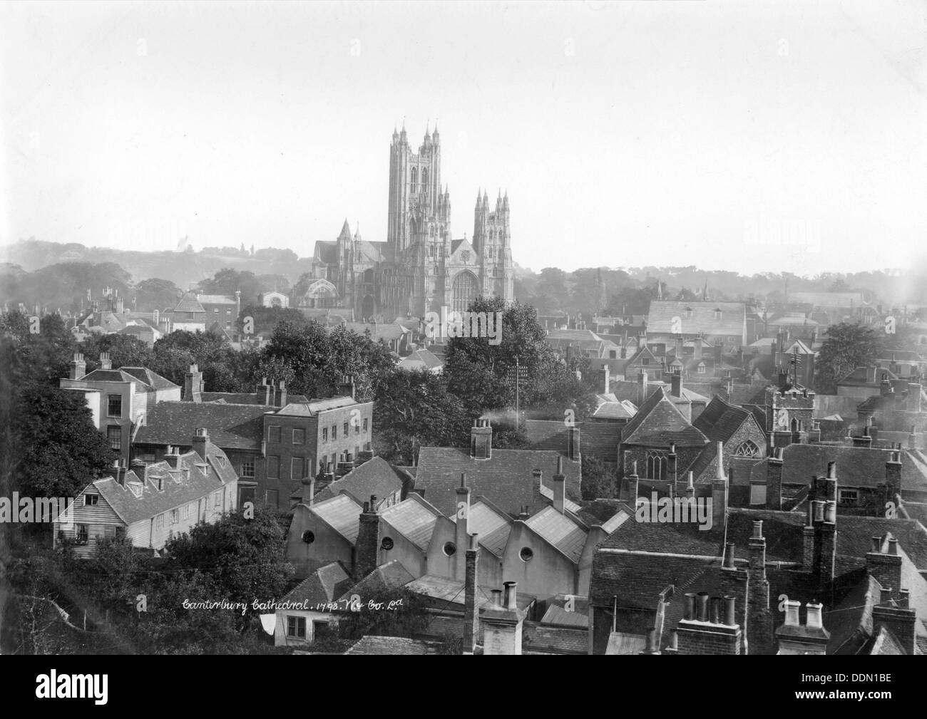 Canterbury Cathedral, Canterbury, Kent, 18901910. Artist Unknown