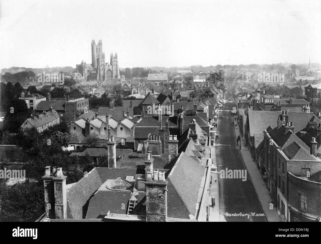 Canterbury, Kent, 18901910. Artist Unknown Stock Photo Alamy
