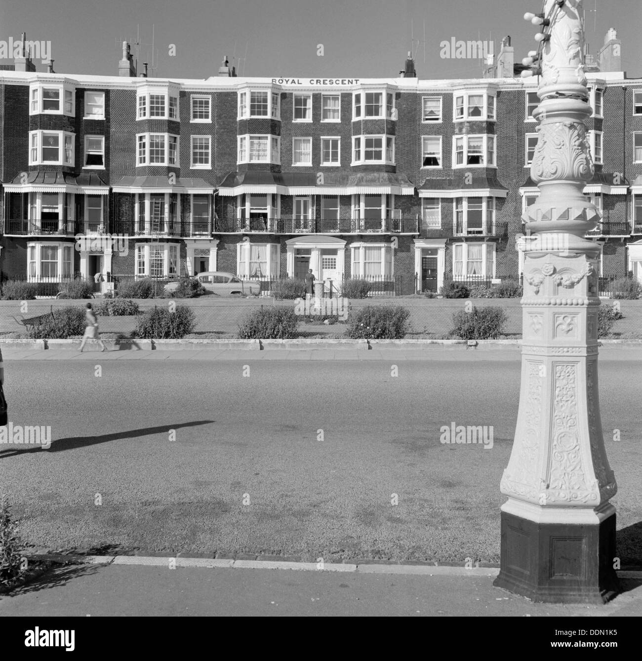 Royal Crescent, Brighton, East Sussex, 1960s. Artist: Eric de Maré Stock Photo