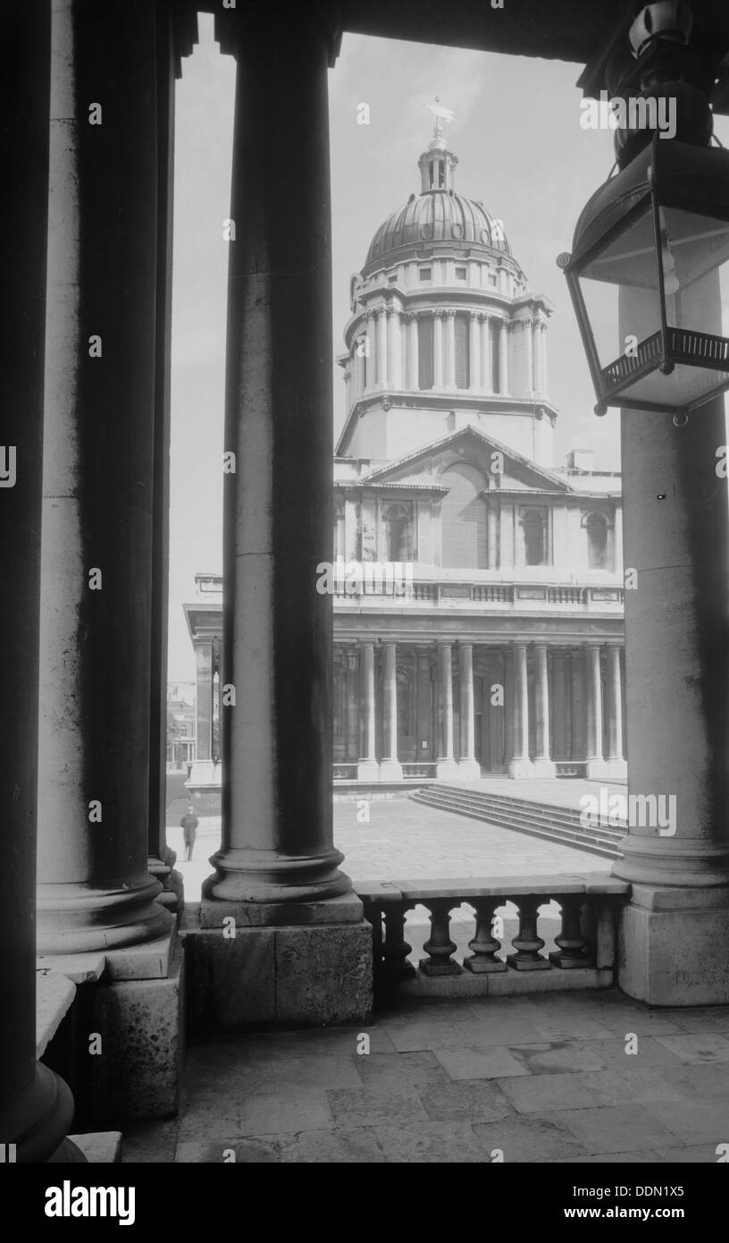 Royal Naval Hospital, Greenwich, London, 1945-1980. Artist: Eric de Maré Stock Photo