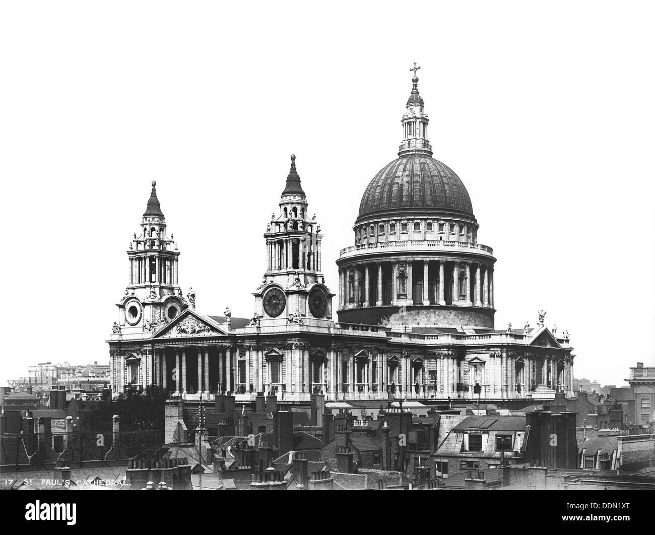 St Paul's Cathedral, City of London. Artist Unknown Stock Photo Alamy