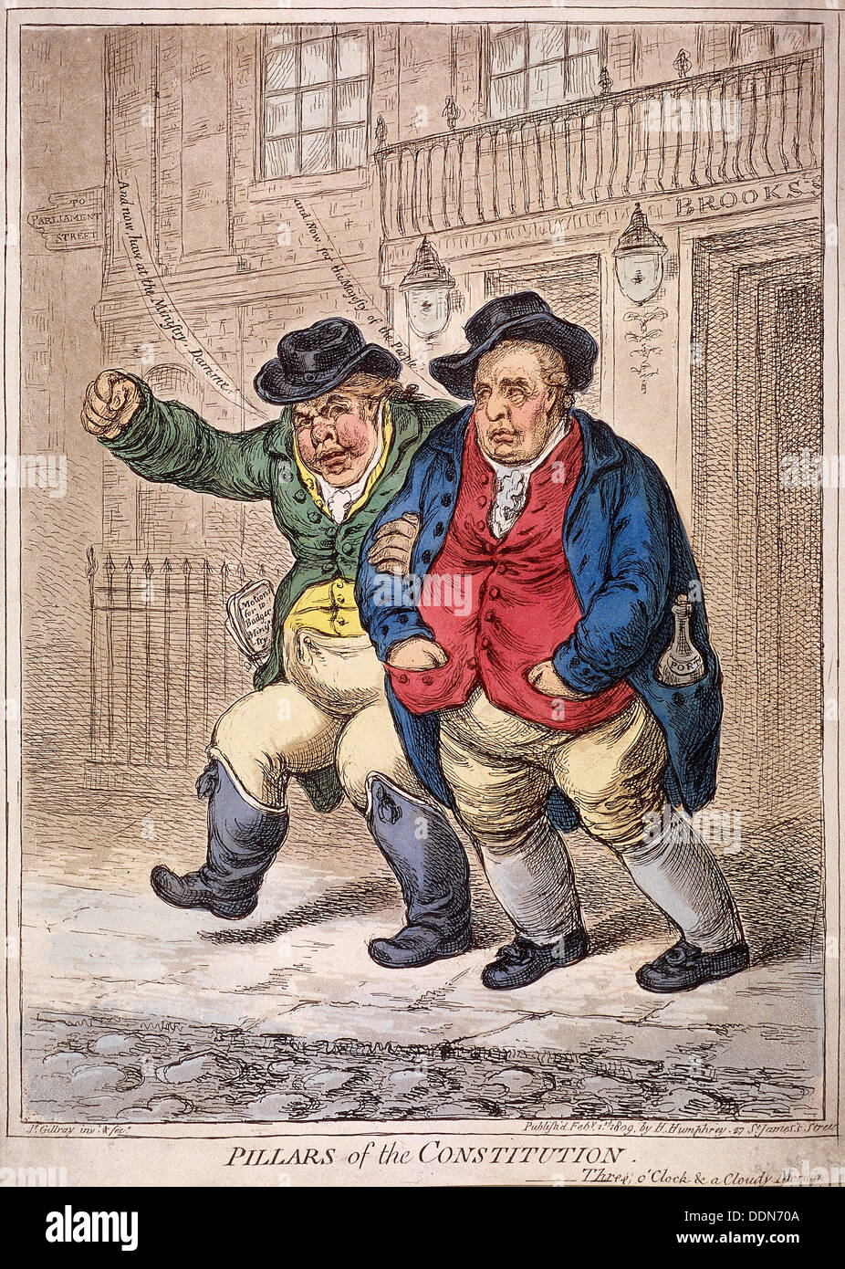 'Pillars of the Constitution Three o'Clock and a Cloudy Morning', 1809