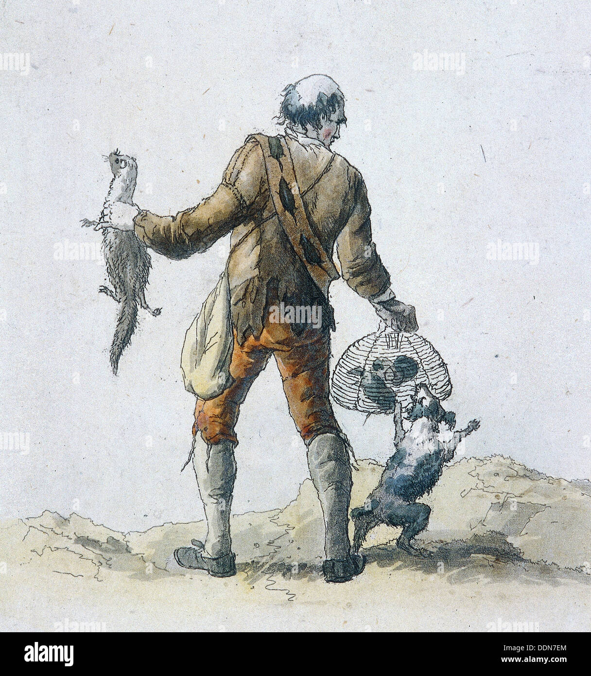 Photograph, Dutch Rat-Catcher with His Apprentice