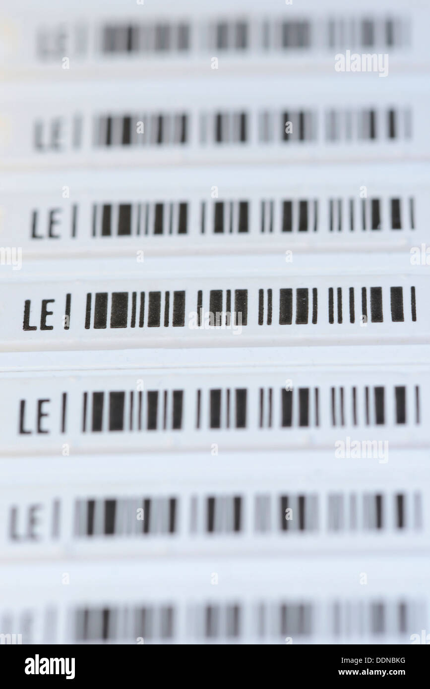 Barcode, Bavaria, Germany, Europe Stock Photo - Alamy