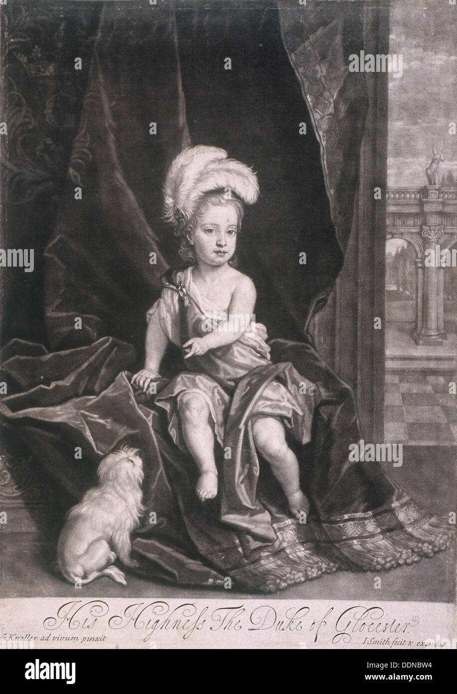 William, Duke of Gloucester, as a child, (c1720). Artist: Joseph Smith Stock Photo