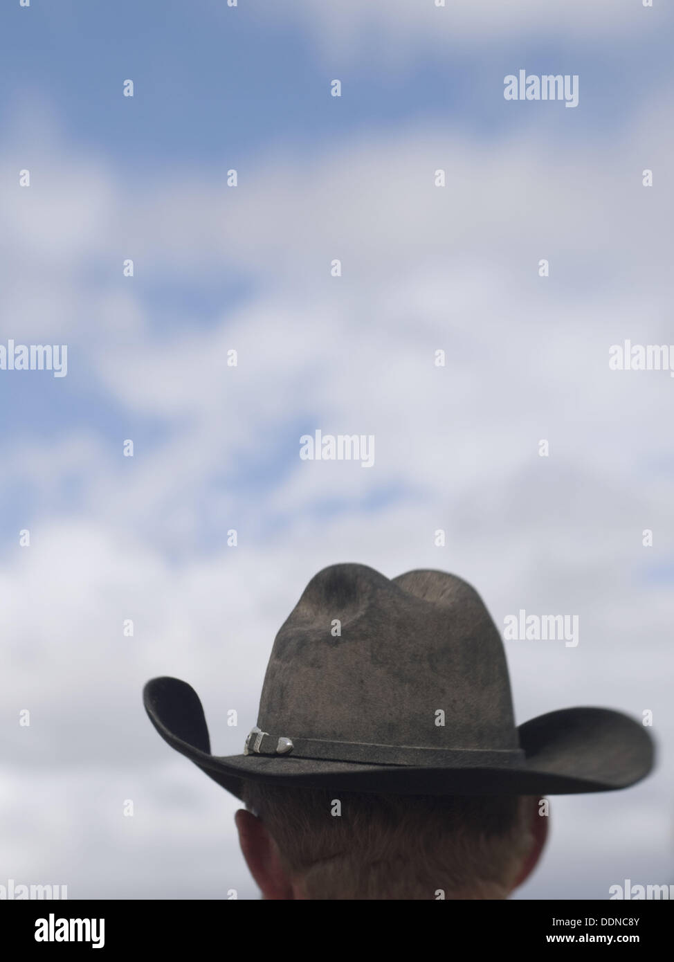 Cowboy hats on cowboys in Tucson, Arizona Stock Photo - Alamy