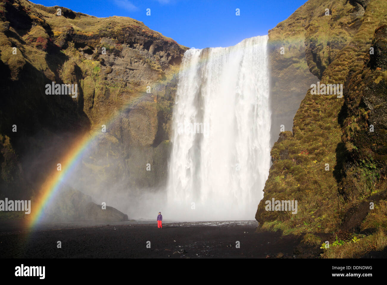 Rainbow colored waterfall view hi-res stock photography and images - Alamy