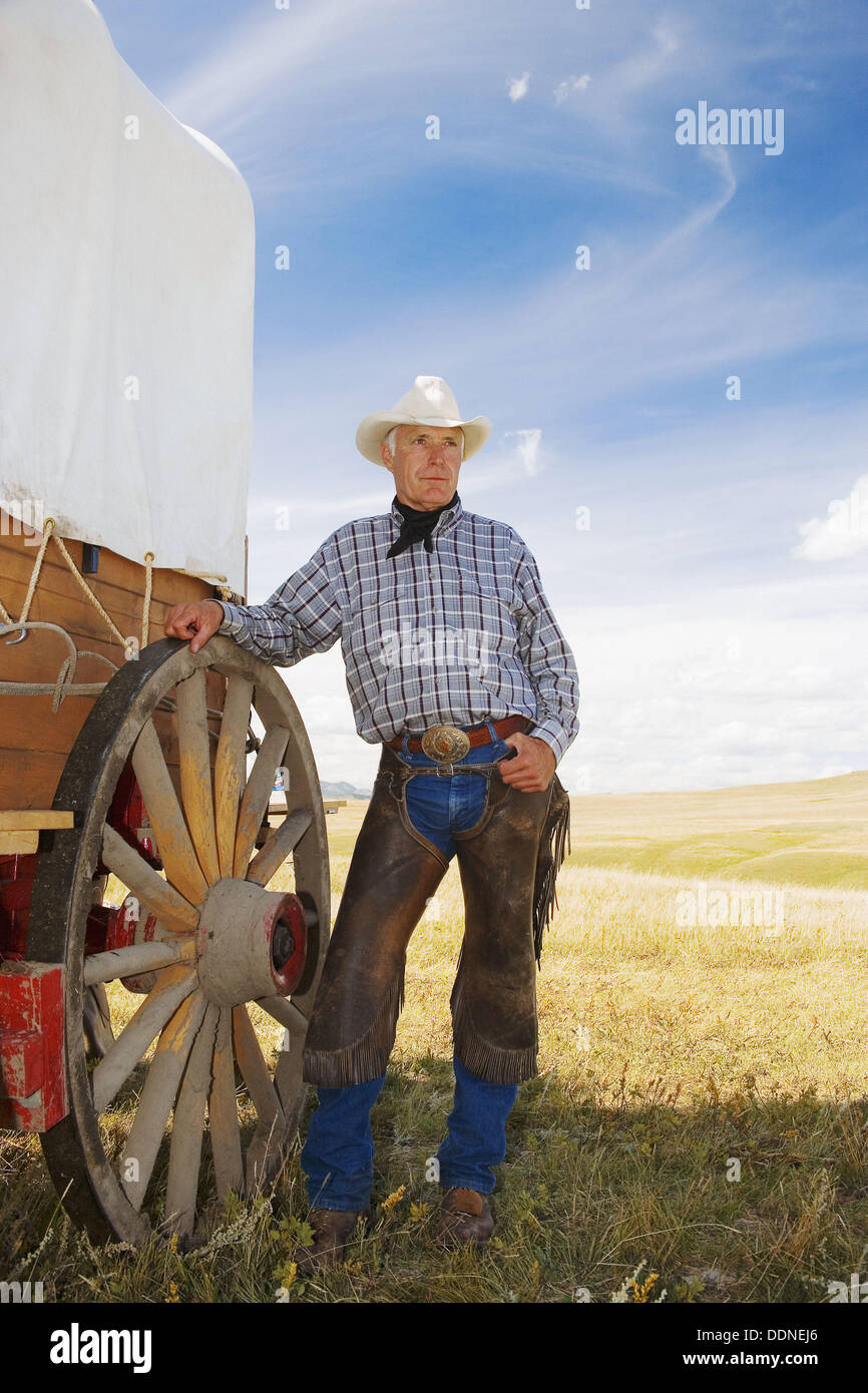 Chuckwagon And Cowboys High Resolution Stock Photography and Images - Alamy