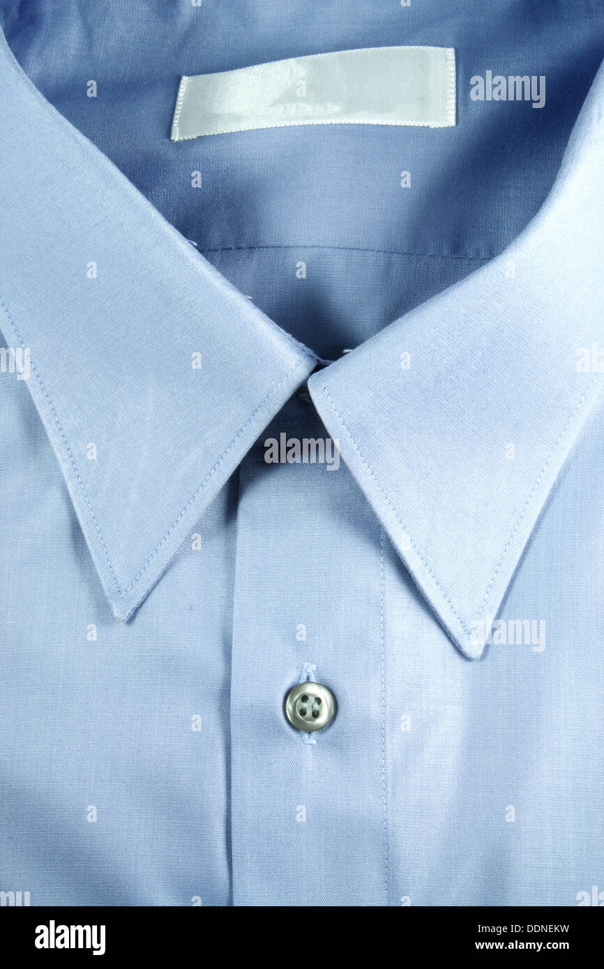 Blue dress shirt for work wear. Stock Photo