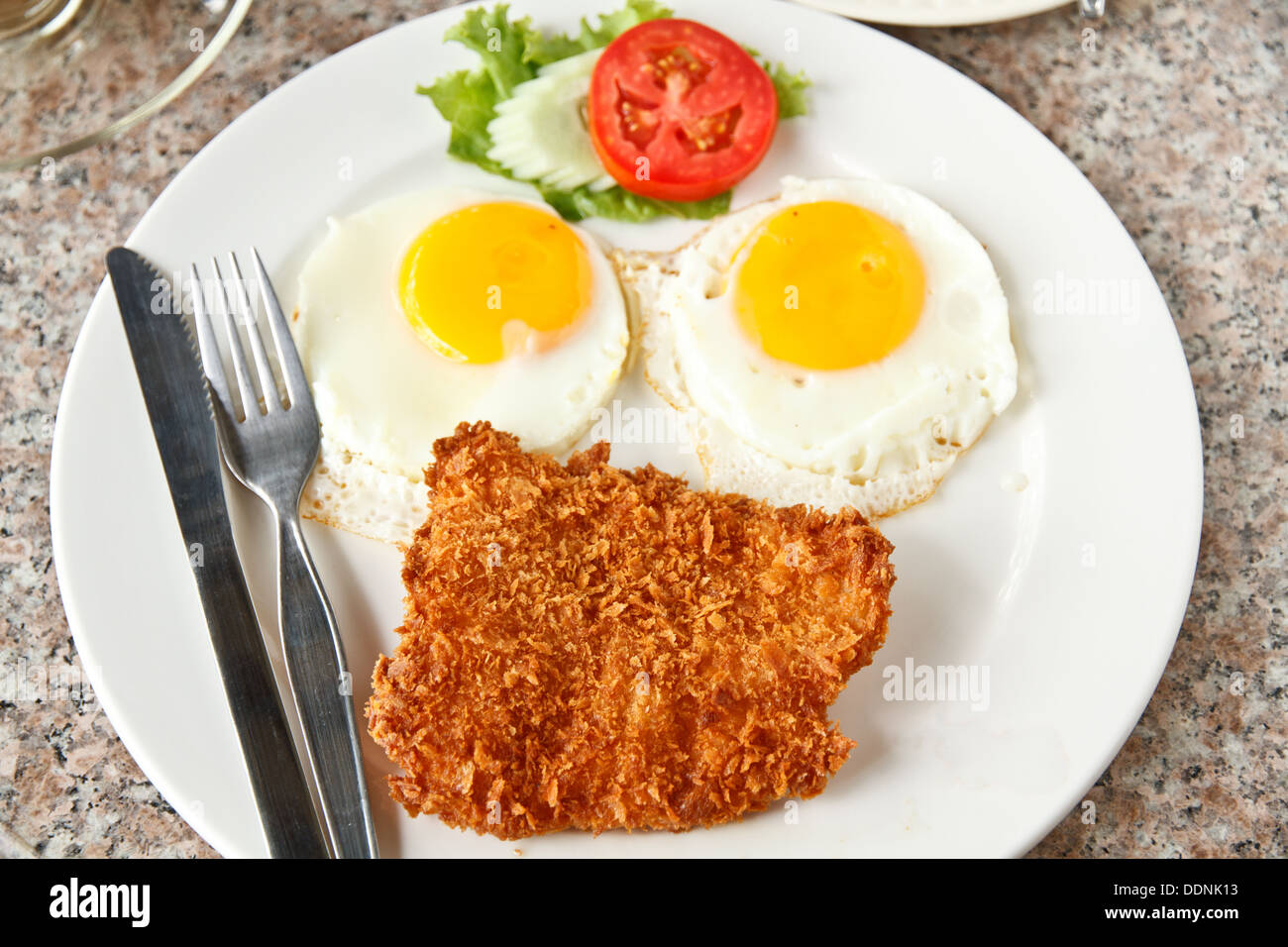Fish fried eggs hi-res stock photography and images - Alamy