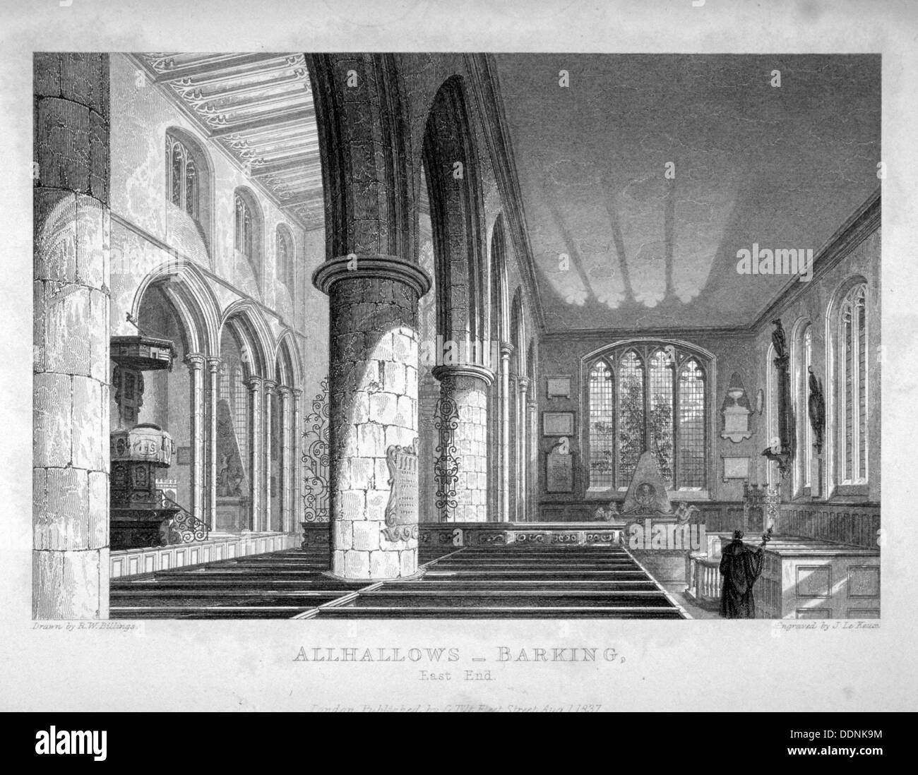 All hallows by the tower london Black and White Stock Photos & Images