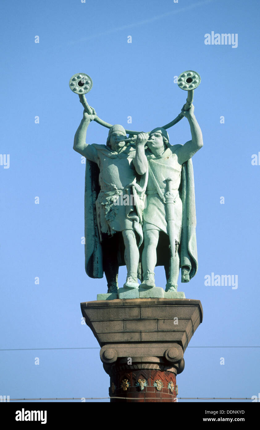 ´Lur´ blower statue. Copenhagen. Denmark Stock Photo - Alamy