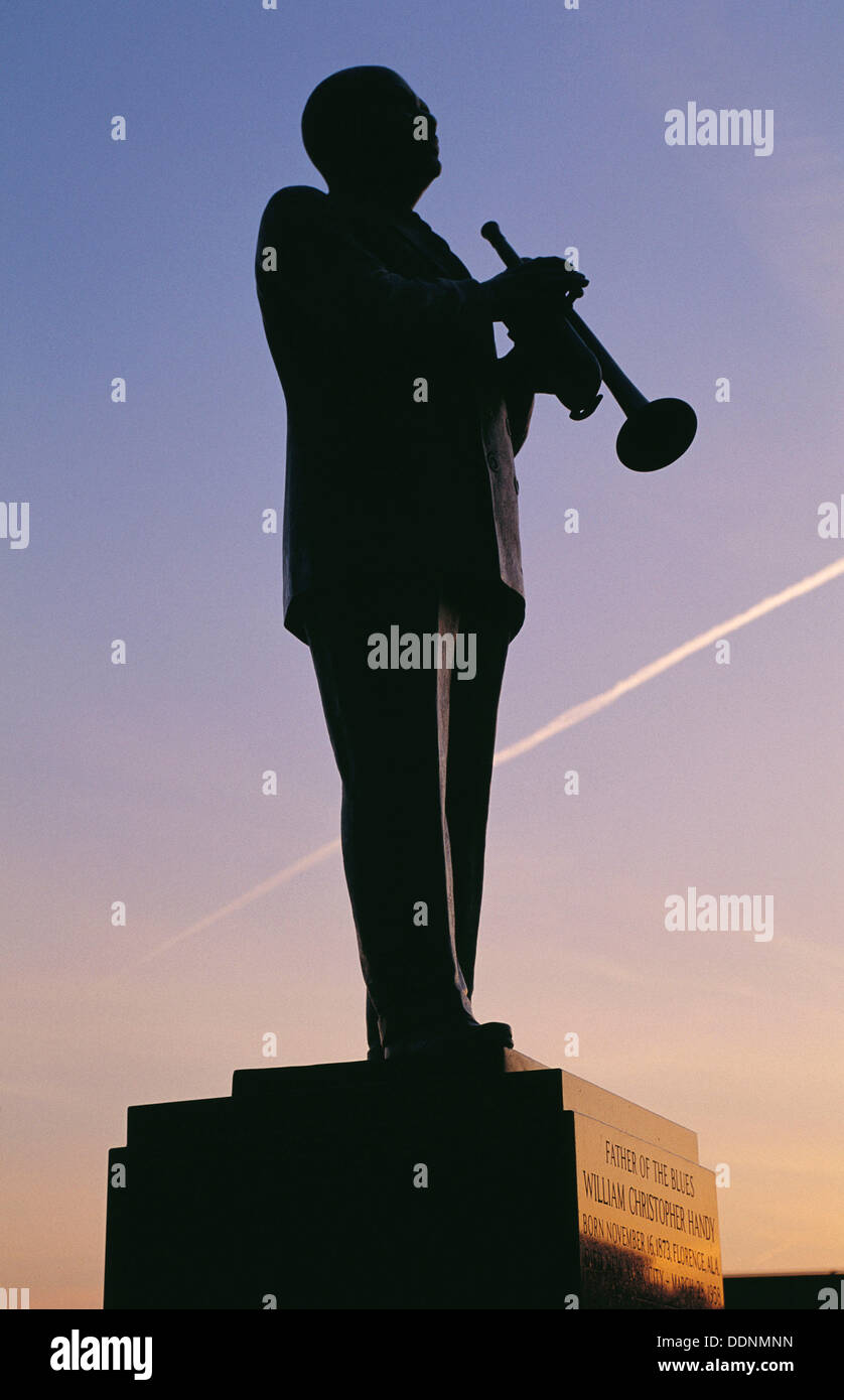 Statue of William C. Handy. Memphis. Tennessee. USA Stock Photo Alamy