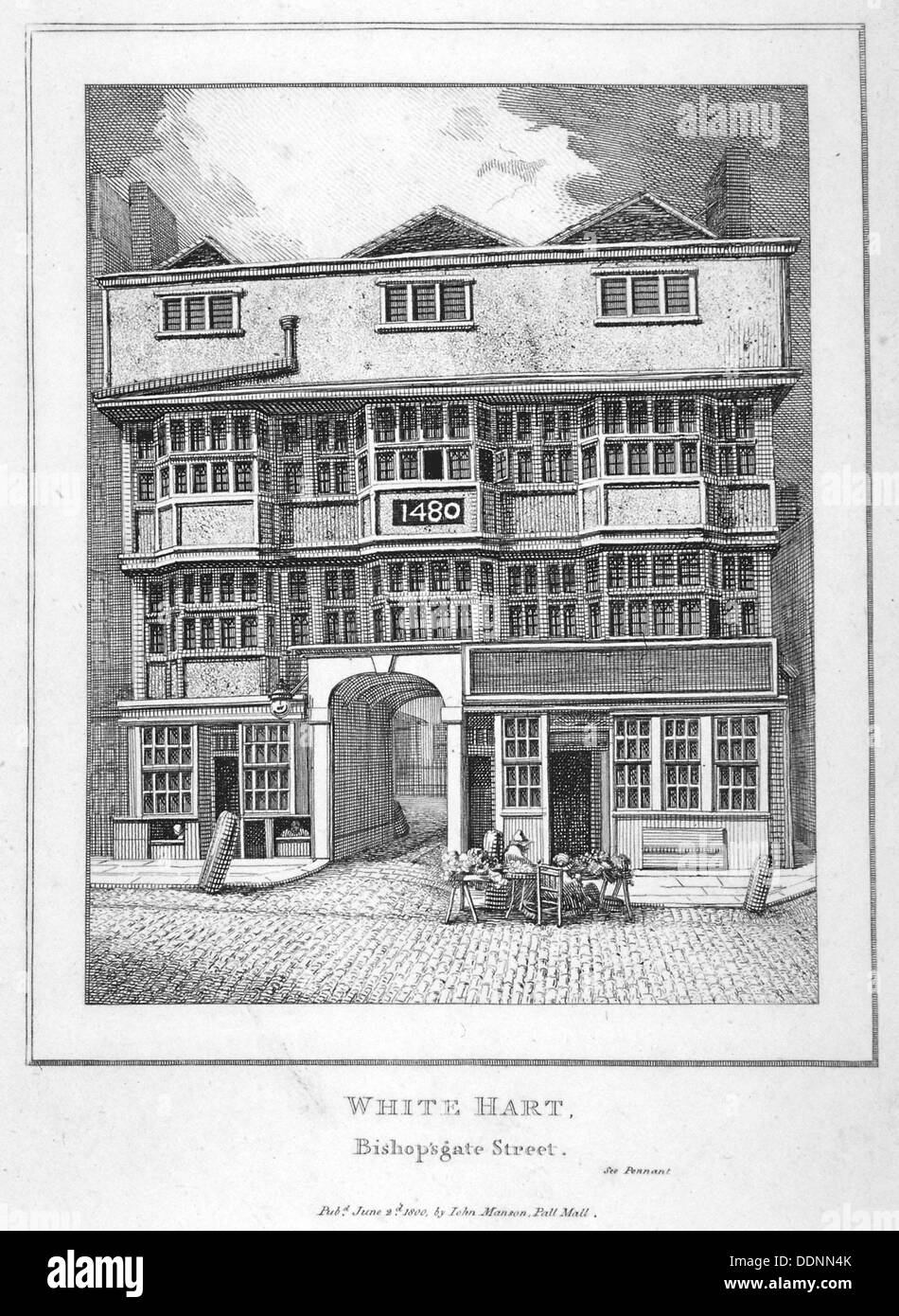 The White Hart Inn at no 119 White Hart Court, City of