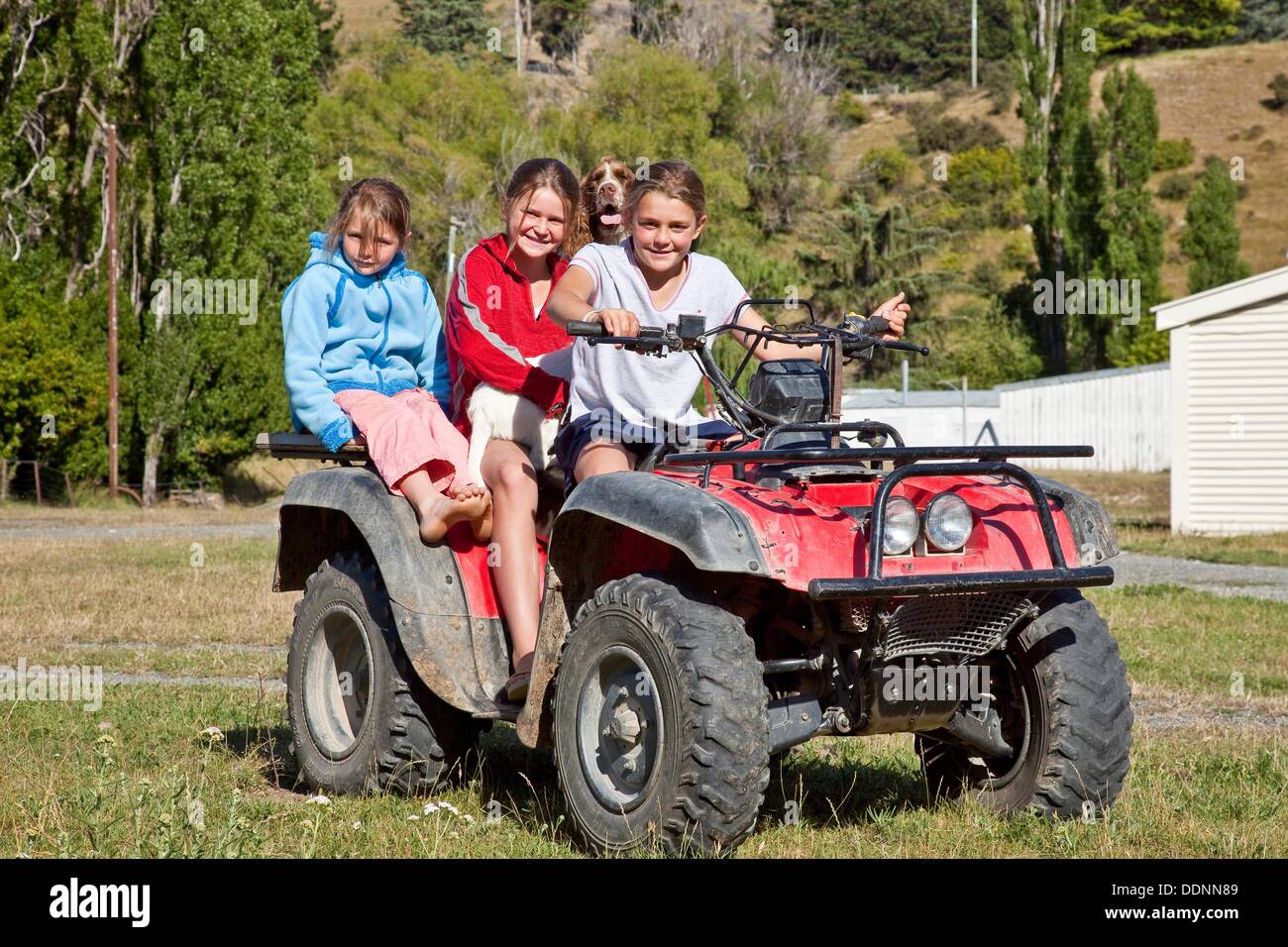 girls ride on quad