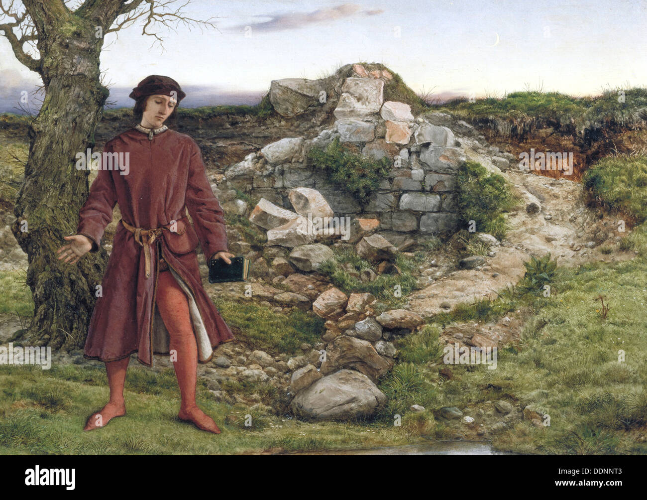 'Henry VI at Towton', 1860.                                             Artist: William Dyce Stock Photo