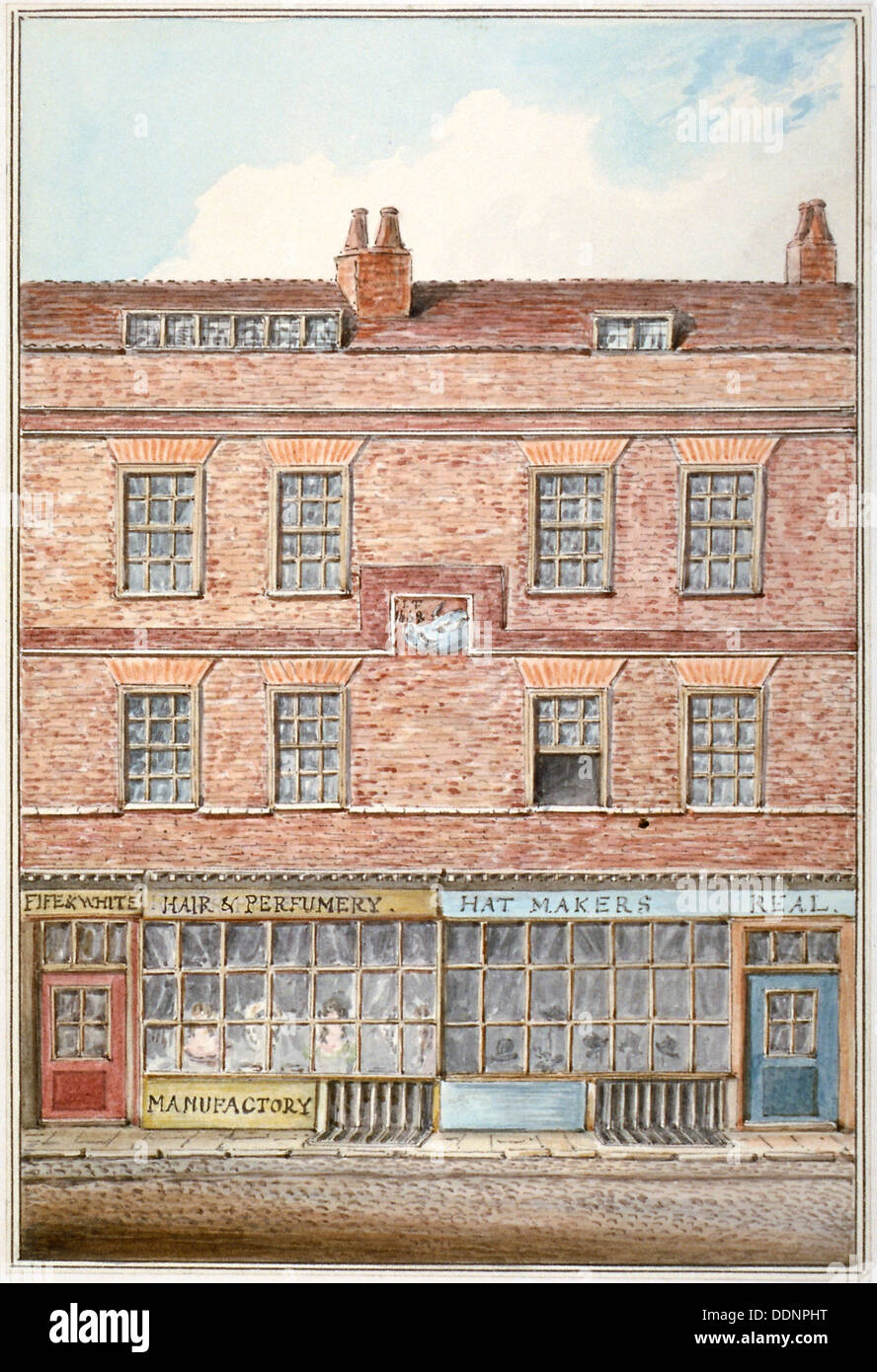 Buildings occupying the former site of the Boar's Head Tavern