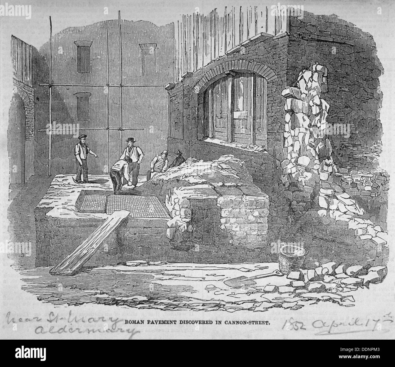 London 1852 wood engraving hi-res stock photography and images - Alamy
