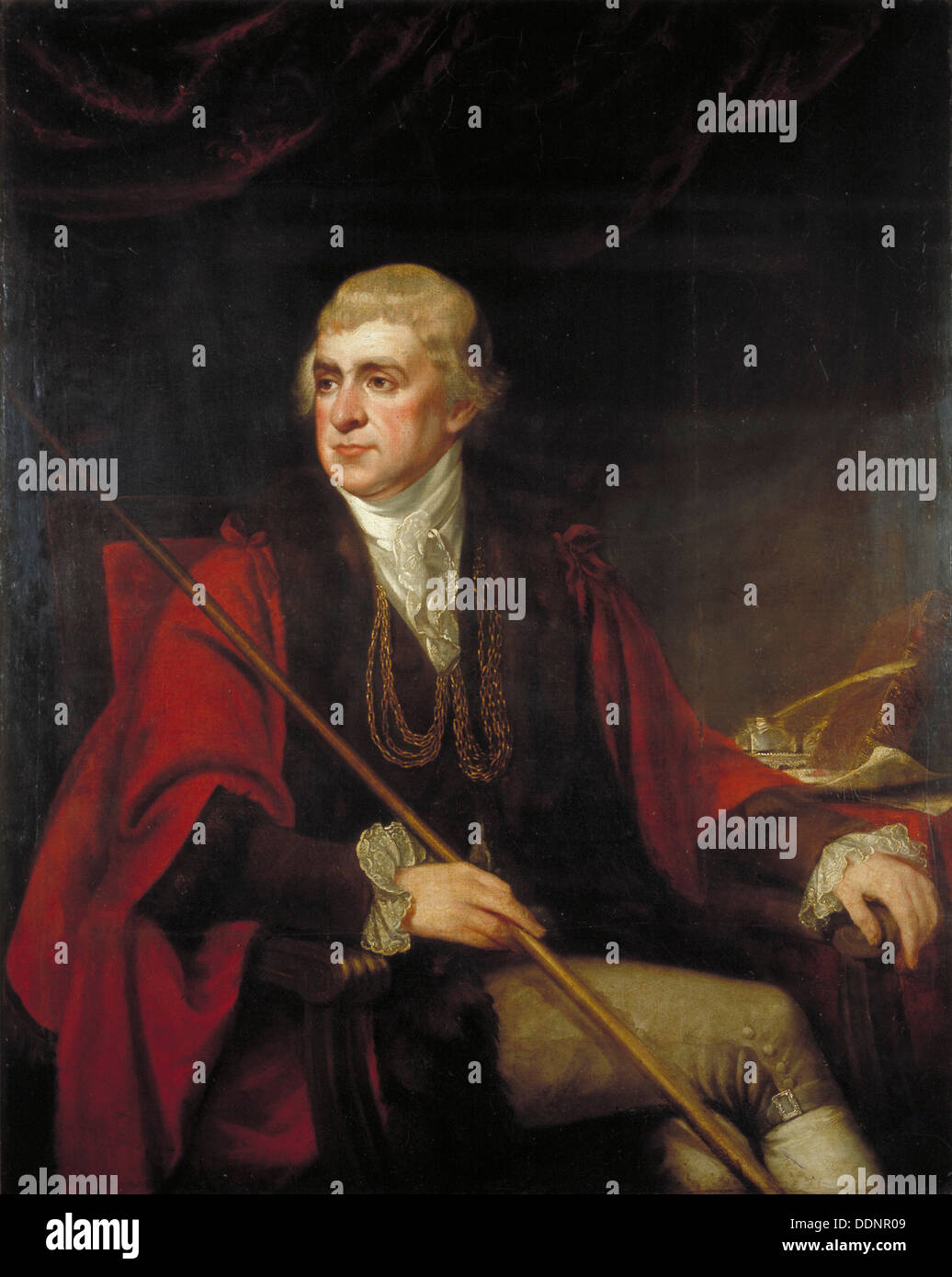 'Peter Mellish, Sheriff', c1781-1831.             Artist: Mather Brown Stock Photo