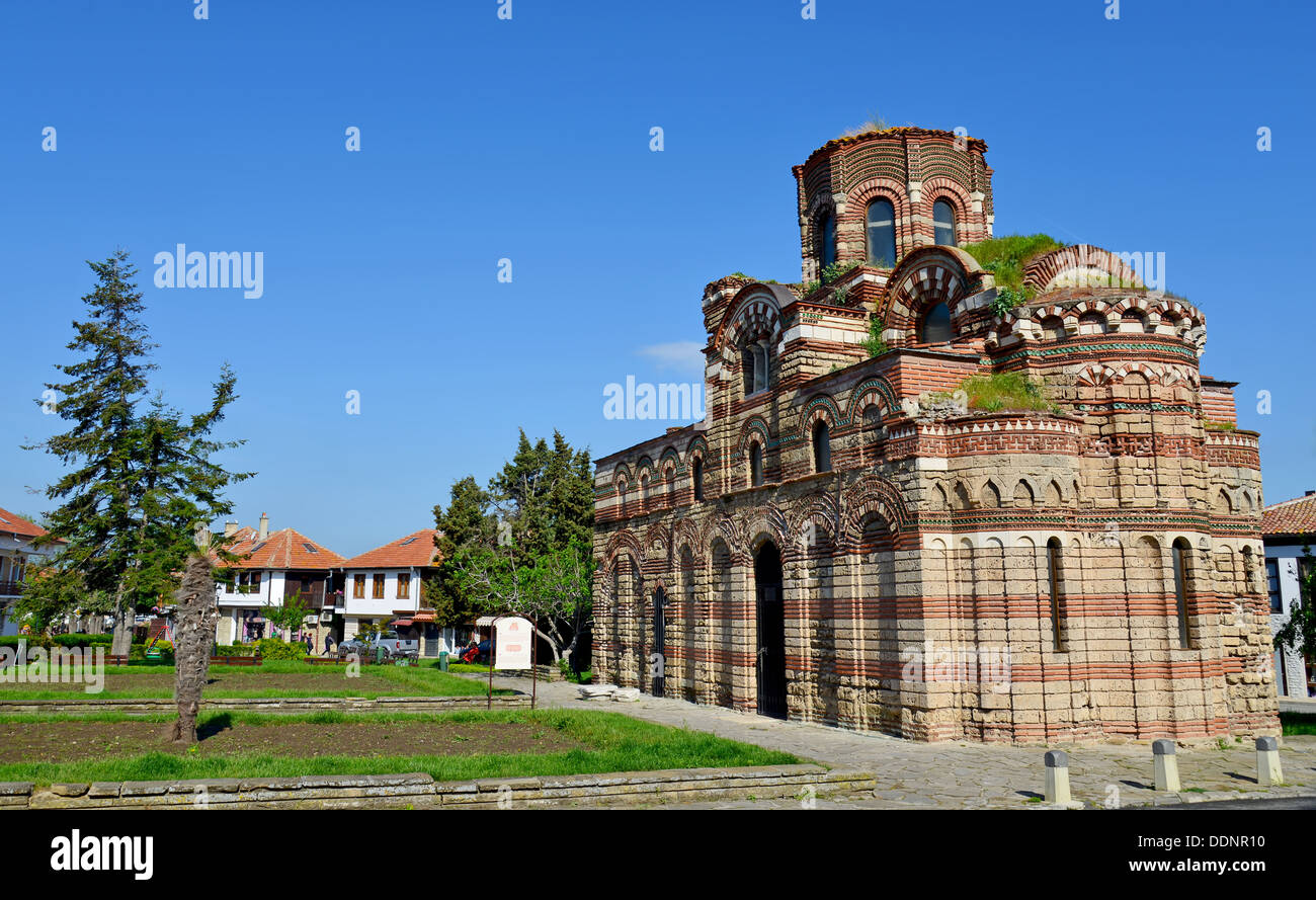The Christ Pantocrator Curch in Nessebar,Bulgaria.UNESCO World Heritage Site Stock Photo