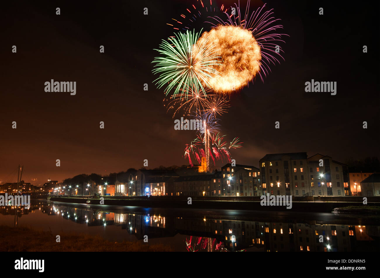 Lancaster City Fireworks, 2011 Stock Photo Alamy