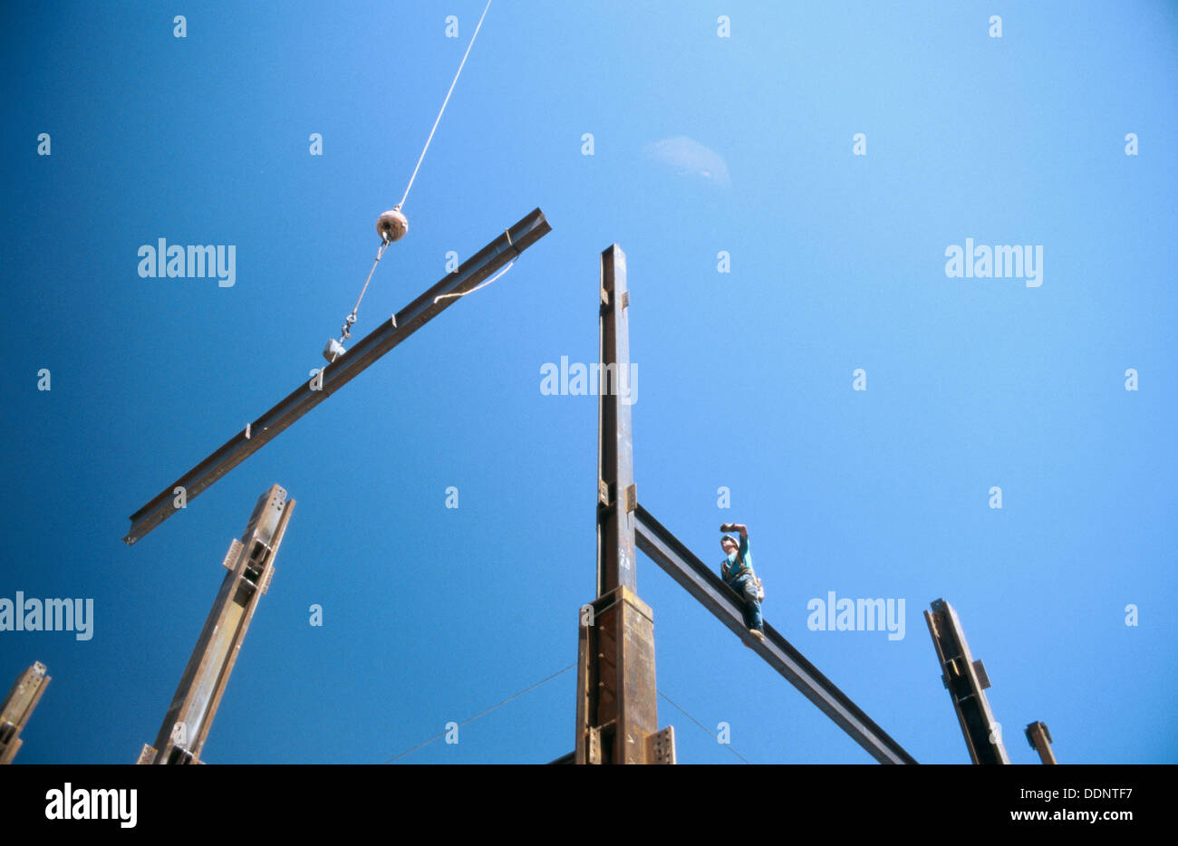 Hanging structural steel. Sacramento, California. USA Stock Photo Alamy