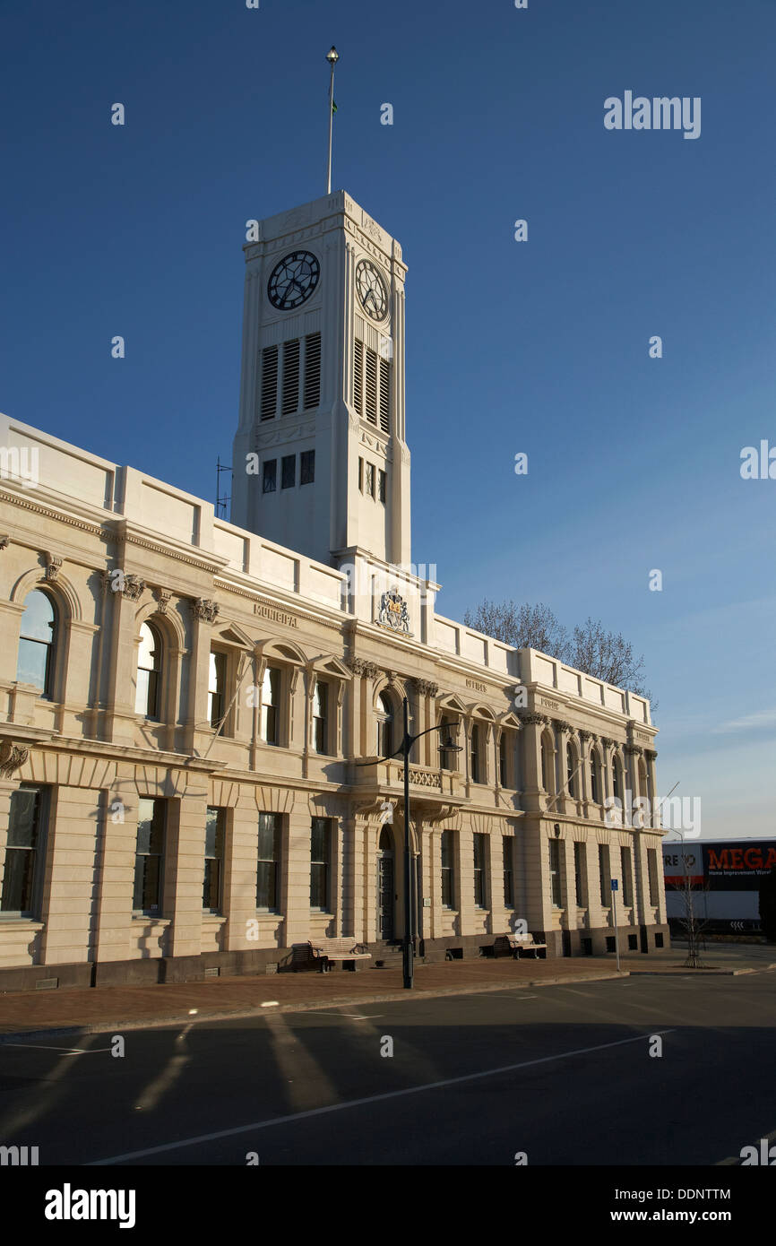 Historic Municipal Offices and clock tower, Timaru, South Canterbury