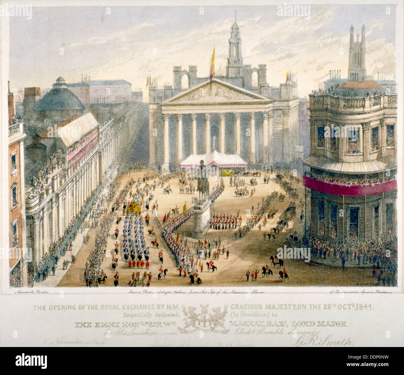 1844 royal exchange hi-res stock photography and images - Alamy