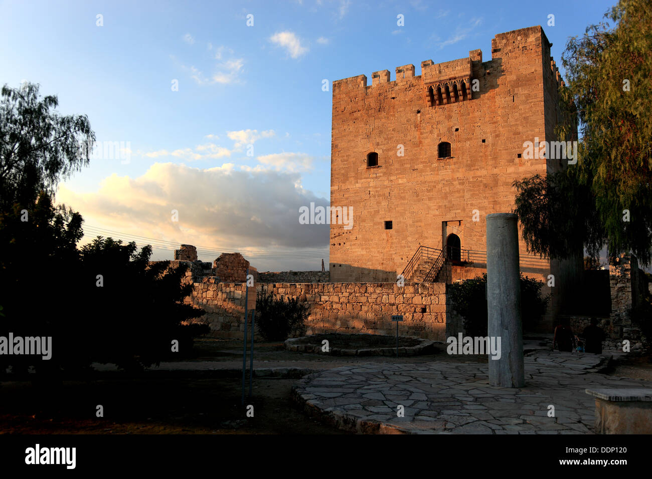 Cyprus Kolossi Castle is a stronghold outside the city of Limassol ...